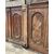 DARB242 - Boiserie in noce con pannelli scolpiti, epoca '700, misura 7,20 metri lineari x H 1,60