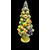 Centrotavola trionfo di frutta in maiolica con base a cesto e forma piramidale.Zaccagini,Firenze.