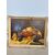 Antico olio su tavola raffigurante natura morta e cacciagione 1940, 42x51cm 