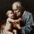 Seguace di Giuseppe Nogari (Venezia, 1699 – ivi, 1763), San Giuseppe con il Bambino