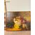 Antico piccolo dipinto ad olio su tela natura morta XIX, 29x39cm