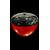 Vaso globulare in vetro a incalmo rosso nero.manifattura Salviati.Murano.