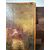 Antico piccolo dipinto ad olio su tela natura morta XIX, 29x39cm