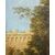 Cerchia di Charles François Grenier de Lacroix (Marsiglia, 1700 - Berlino 1779),  Paesaggio roccioso con torre e figure