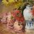 QUADRI ANTICHI, NATURA MORTA CON FIORI, VASO DI DALIE, OLIO SU TELA, DELL 800. (QF675)