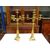 Coppia di grandi candelabri in bronzo Napoleone III 1870 Piemonte