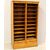 Antico classificatore archivio schedario serranda in rovere