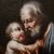 Seguace di Giuseppe Nogari (Venezia, 1699 – ivi, 1763), San Giuseppe con il Bambino
