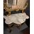 SPECC564 - Consolle con piano in marmo e specchiera, epoca '800, misure cm L 75 x H 216 x P 40