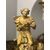 Scultura in legno intagliato e dorato 