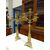 Coppia di grandi candelabri in bronzo Napoleone III 1870 Piemonte