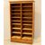Antico classificatore archivio schedario serranda in rovere
