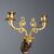 Coppia di Candelabri in Stile Napoleone III Italia Metà '900