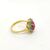 Anello in oro con rubini e smeraldi 