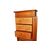 Settimino Porta Documenti in Legno di Ciliegio Pelle Decorata e Cartone