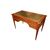 Scrivania Stile Luigi XVI Francese in Legno di Noce con Piano in Pelle Verde