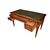 Scrivania Stile Impero in Piuma di Mogano di metà 1800 con Piano in Pelle Verde