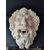 Mascherone/Bocca da Fontana - Volto di Fauno con uva - Marmo di Carrara - Venezia - 46 x 35 cm