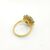 Anello in oro con rubini e smeraldi 