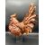 Scultura in legno "Gallina" - Primo '900