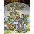 Coppia di piatti decorativi in maiolica 
