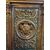 ARM249 - Credenza laccata, dorata e scolpita, epoca '800,misure cm L 170 x H 130 x P 63