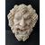 Mascherone/Bocca da Fontana - Volto di Fauno con uva - Marmo di Carrara - Venezia - 46 x 35 cm