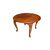 Tavolo Provenzale con Piano Circolare allungabile del 1800 In Legno Di Noce