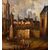 Veduta costiera con vascelli e castello arroccato, Peter Van Der Velde (Anversa 1634 - c.1714)