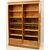 Antico classificatore archivio schedario serranda in rovere
