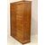 Antico classificatore archivio schedario serranda in rovere