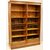 Antico classificatore archivio schedario serranda in rovere