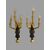 Coppia di appliques impero