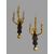 Coppia di appliques impero