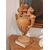 COPPIA DI VASI IN TERRACOTTA NEOCLASSICI FINE DEL XVIII SECOLO