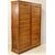 Antico classificatore archivio schedario serranda in rovere