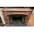 CHM890 - Camino in marmo Rosso Lepanto, epoca '800, misure cm L 151 x H 115 x P 46