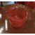Vaso in vetro arancione