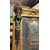 SPECC566 - Specchiera Neoclassica con due cariatidi scolpite, epoca fine '700, misure cm L 122 x H 218