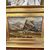  Dipinto olio su tela, Paesaggio montano con ponte di G.H. Barrable, XIX secolo
