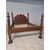 Letto in noce con colonne del '600