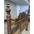 Letto in noce con colonne del '600