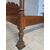 Letto in noce con colonne del '600