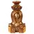 Piccola base in legno dorato - SN -