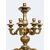 Coppia di candelabri antichi Napoletani in legno dorato e intagliato appartenente alla seconda metà del XVIII secolo. Altezza 205cm.