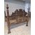Letto in noce con colonne del '600