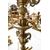 Coppia di candelabri antichi Napoletani in legno dorato e intagliato appartenente alla seconda metà del XVIII secolo. Altezza 205cm.