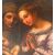 Anonimo del XVII secolo,  "Madonna con bambino, San Giovannino, ed Elisabetta", (copia da Raffaello)
