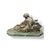  Scultura in Bronzo su Base in Marmo Verde – Stile Napoleone III