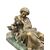  Scultura in Bronzo su Base in Marmo Verde – Stile Napoleone III